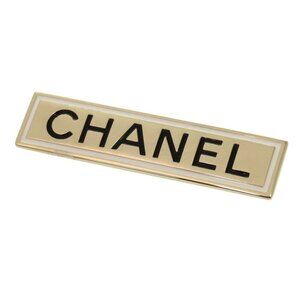CHANEL Gold Brooch